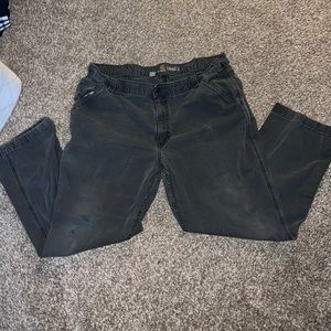Beautiful Carhartt Faded Gray colored pants relaxed fit